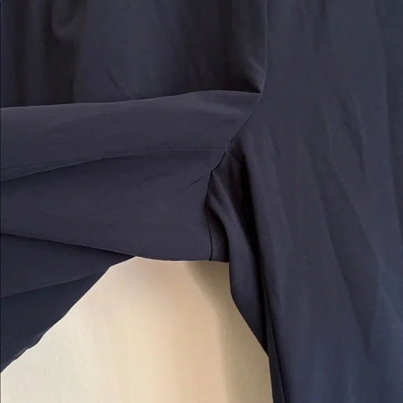 Athleta Navy Brooklyn Wide Leg Crop Pant Size 0 - Picture 7 of 11